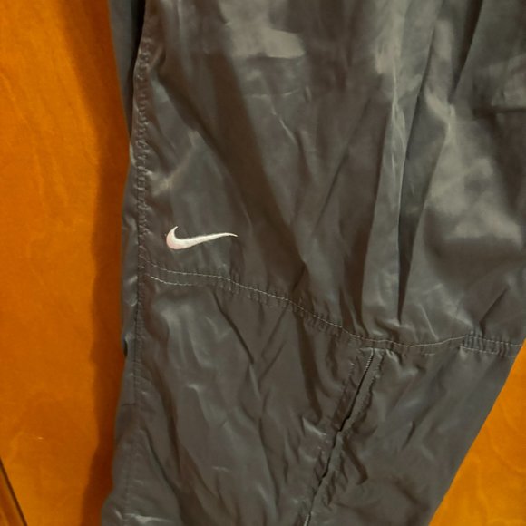 Nike Lined Jogging Pants Gray with Zipper‎ Legs - Picture 11 of 13